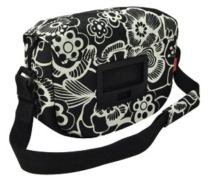 Klickfix FUNBAG Fleur Schwarz - Lenkertasche